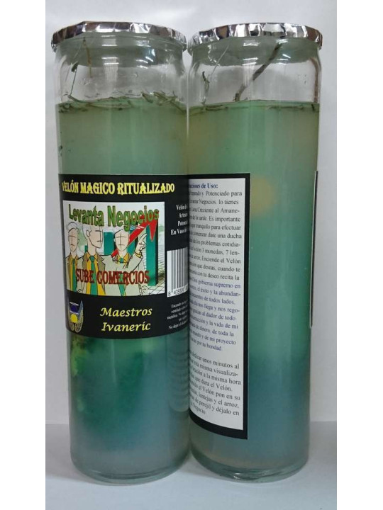 Velón Mágico de Gel, Levanta Negocios, Sube comercios