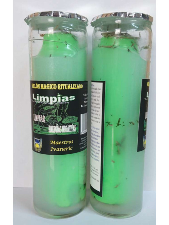 Velón Mágico de Gel, Limpias, Malas Energías