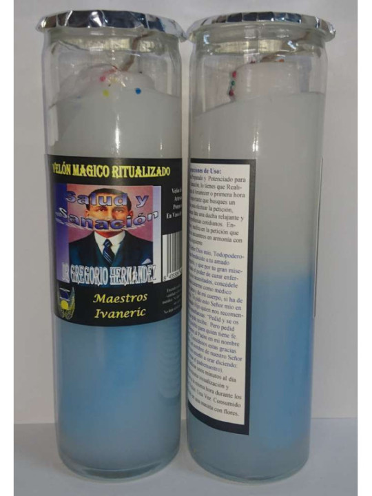 Velón Mágico de Gel, Salud y Sanación, Dr Gregorio Hernández