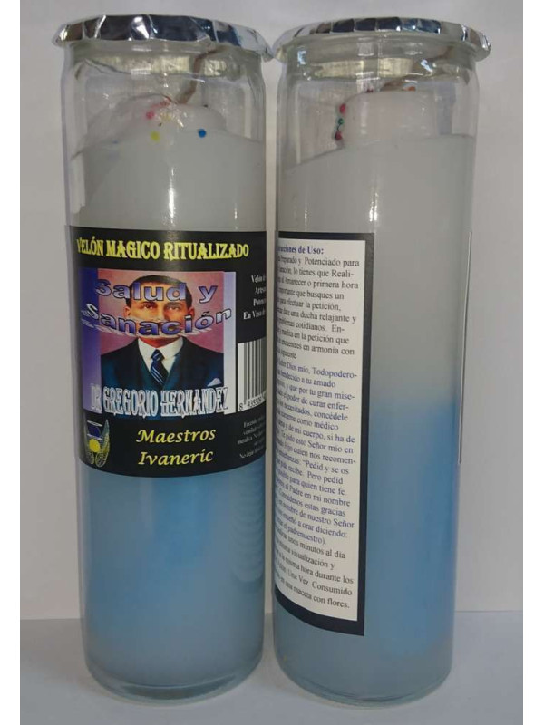 Velón Mágico de Gel, Salud y Sanación, Dr Gregorio Hernández