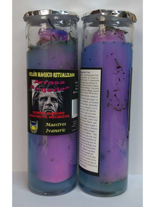 Velón Mágico de Gel, Arraza Brujería. Rompe Magias