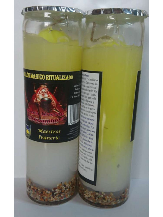 Velón Mágico de Gel, Santa Muerte Abre Caminos