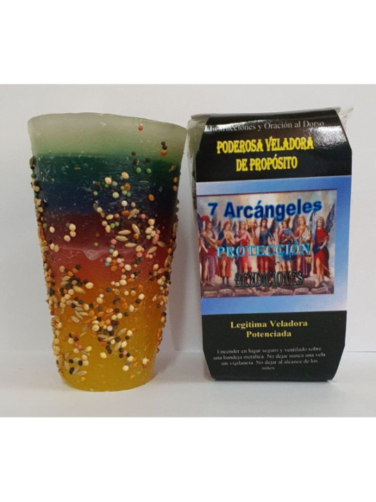 Veladora Especial de Petición 7 Arcángeles, Protección