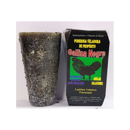 Veladora Especial de Petición Gallina Negra, Anular Salaciones