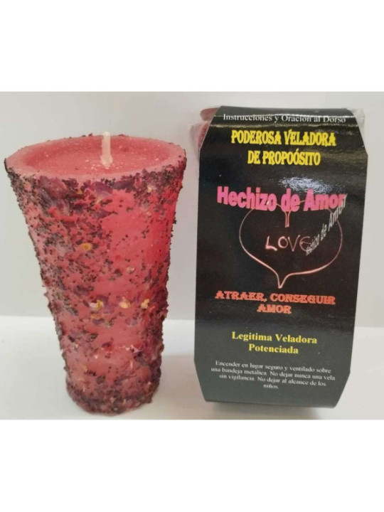 Veladora Especial de Petición Hechizo de Amor,