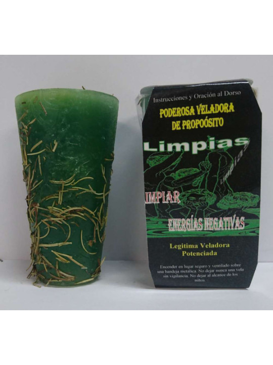 Veladora Especial de Petición Limpias, Limpiar Energías Negativas