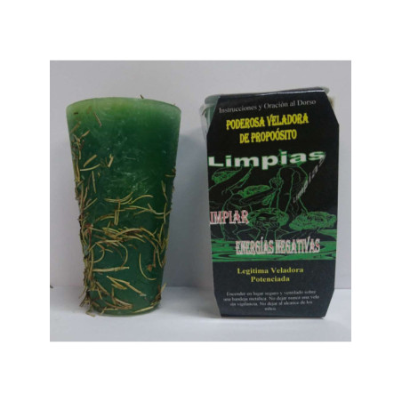 Veladora Especial de Petición Limpias, Limpiar Energías Negativas