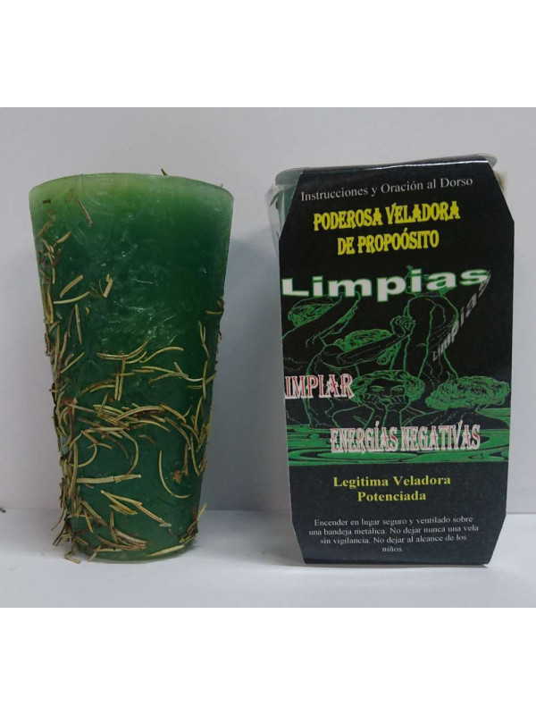 Veladora Especial de Petición Limpias, Limpiar Energías Negativas