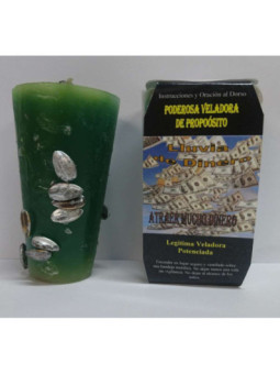 Veladora Especial de Petición LLuvia de Dinero, Atraer Mucho Dinero