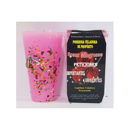 Veladora Especial de Petición Rosas Milagrosas, Peticiones Urgentes