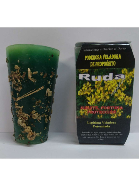 Veladora Especial de Petición Ruda, Suerte y Protección