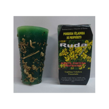 Veladora Especial de Petición Ruda, Suerte y Protección
