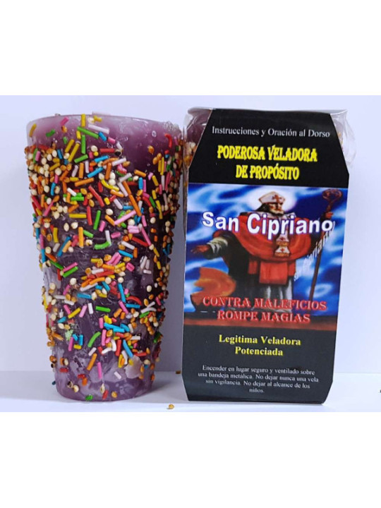 Veladora Especial de Petición San Cipriano, Contra Maleficios