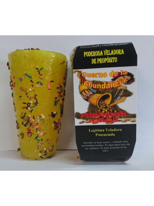 Veladora Especial Petición Cuerno de la Abundancia