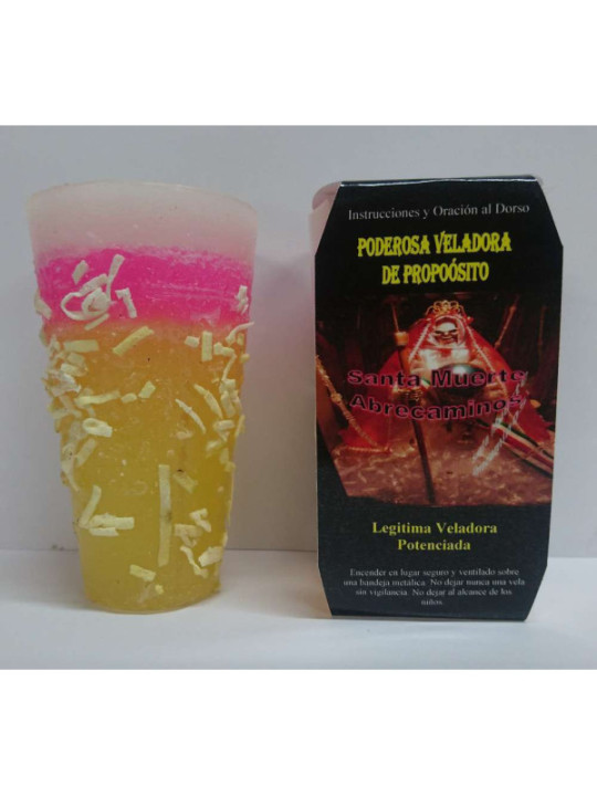 Veladora Especial de Petición Santa Muerte Abrecaminos