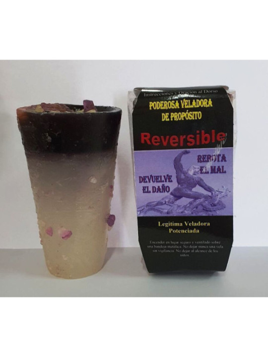 Veladora Especial de Petición Reversible, Repeler y Devolver el Daño