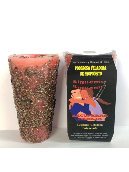 Veladora Especial de Petición Sigueme, Sigueme, Recuperar Pareja