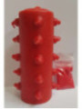 Velón 21 Mechas 14cm Tumba Trabajos Rojo