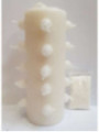 Velón 21 Mechas 14cm Tumba Trabajos Blanco
