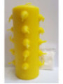 Velón 21 Mechas 14cm Tumba Trabajos Amarillo
