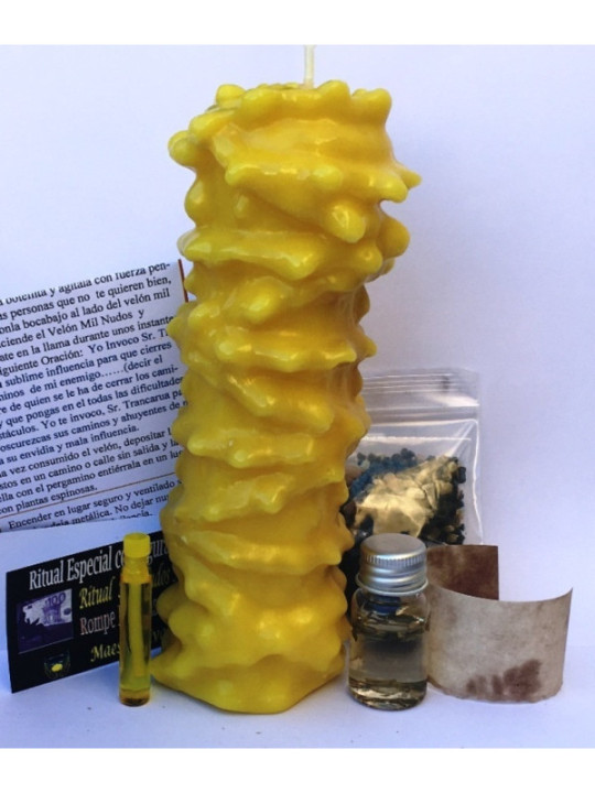 Ritual Especial Mil Nudos Amarillo, destruye Envidias Comerciales