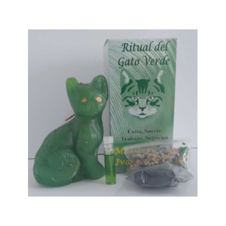 Ritual del Gato Verde, Éxito, Suerte, Trabajo y Negocios
