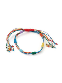 Pulsera de los 7 Nudos 7 Colores. Protección y Abre Caminos