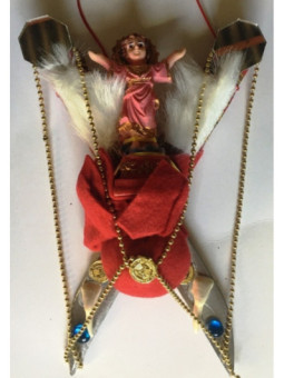 Amuleto Cuchillo Protección del hogar-Negocios Niño Divino. 25cm