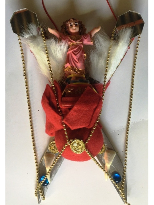 Amuleto Cuchillo Protección del hogar-Negocios Niño Divino. 25cm