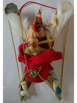 Amuleto Cuchillo Protección del hogar-Negocios San Martín Caballero. 25cm