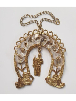 Amuleto Herradura de Judas Tadeo. Peticiones Importantes. 10x8 cm