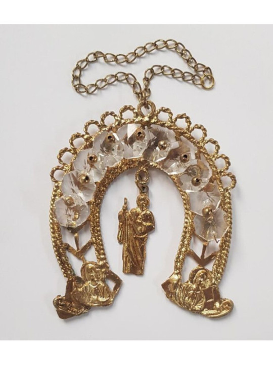 Amuleto Herradura de Judas Tadeo. Peticiones Importantes. 10x8 cm