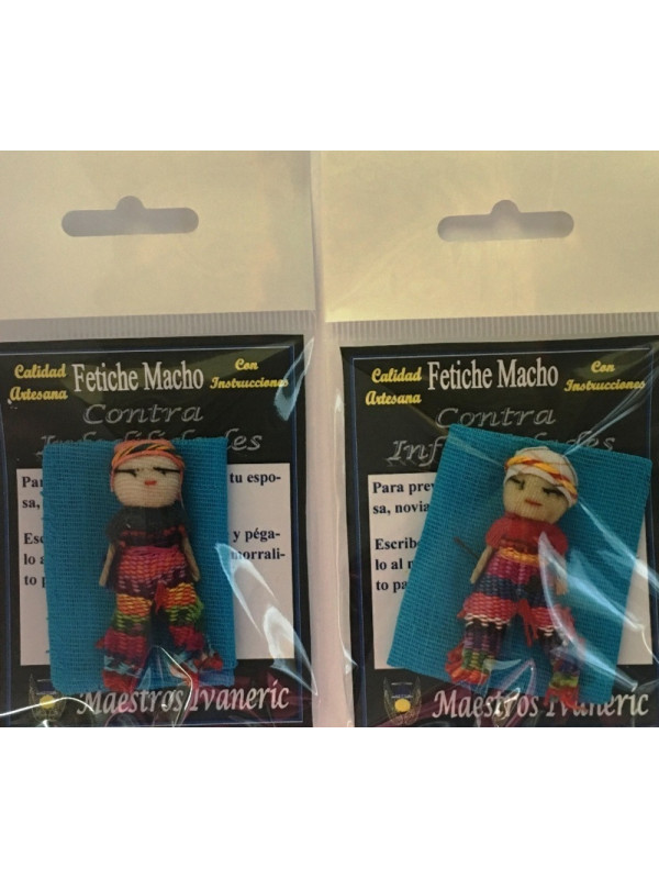 Amuleto Fetiche Macho contra infidelidad de la Mujer