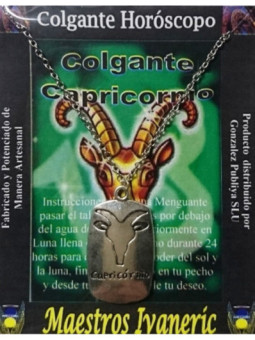 Colgante Artesano Metal Horóscopo Capricornio