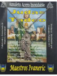 Talismán Artesano De Acero Inoxidable, Judas Tadeo