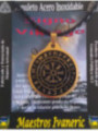 Talismán Artesano De Acero Inoxidable Signos Vikingos, 4cm de Diámetro, con Cordón