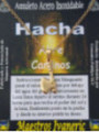 Talismán Artesano De Acero Inoxidable Hacha Abrecaminos Dorada. 1.78 cm