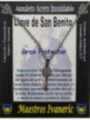 Talismán Artesano De Acero Inoxidable, Gran Protector Llave de San Benito,