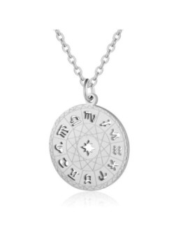 Talismán  Artesano De Acero Inoxidable, Signos del Zodiaco