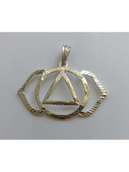 Símbolo de Metal Plateado del Sexto Chakra