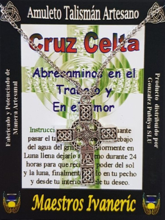 Talismán Artesano Cruz Celta