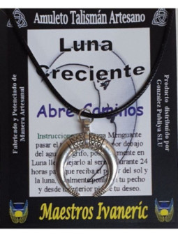 Talismán Artesano Luna Creciente