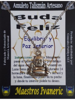 Talismán Artesano Buda Feliz