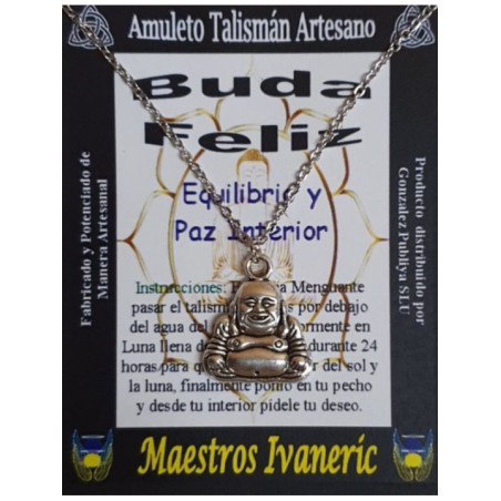 Talismán Artesano Buda Feliz