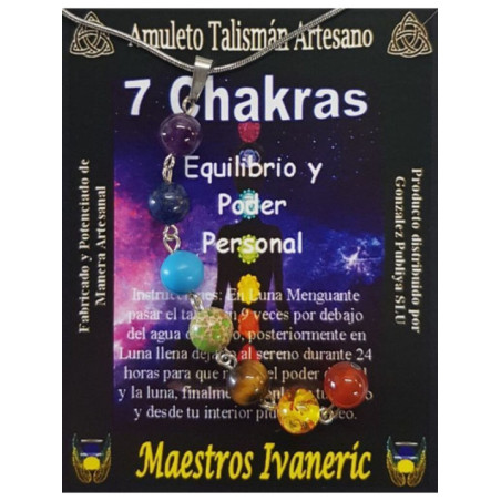 Colgante de los 7 Chakras