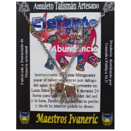 Talismán Artesano Elefante