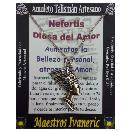 Talismán Artesano Nefertis, Diosa del Amor