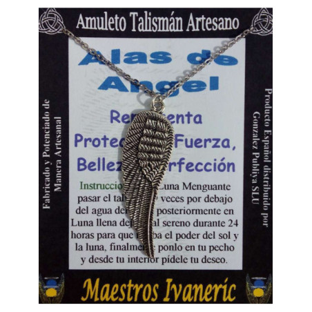 Talismán Artesano Alas de Angel