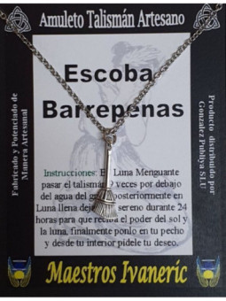 Talismán Artesano Escoba Barrepenas