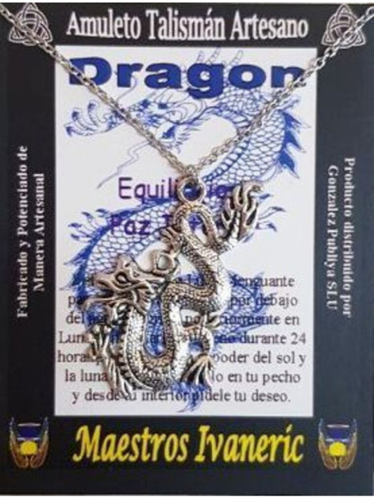 Talismán Artesano Dragón, Equilibrio, Paz Interior